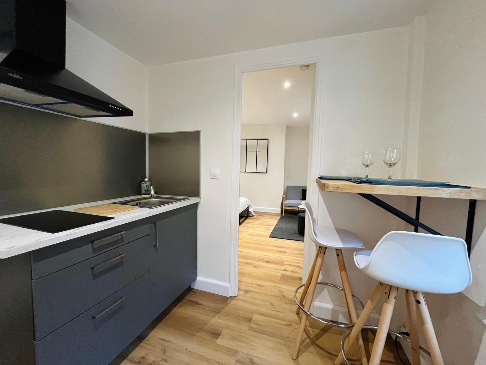 La Ruche Arrageoise - Parking Gratuit - Cozy - Grand Lit - Long Sejour Apartment Arras Luaran gambar